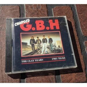 Charged G.B.H CD Album The Clay‎ Years 1981-1984 English Punk Rock Vintage 90s